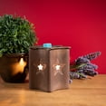 thumbnail image 2 of Scentsationals Wax Melt Warmer, Wax Warmer for Scented Wax Melts - Rustic Star - Candle Wax Melter for Fragrance Cubes and Tarts, 2 of 7