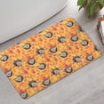 thumbnail image 2 of Fall Hedgehog Apple Leaf Pattern Bathroom Rugs Mat,Non Slip Microfiber Bathroom Rug,Rubber Backing,Soft Bathroom Mats for Bathroom Floor,Tub and Shower,17x30in(43x75cm), 2 of 5