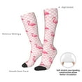 thumbnail image 4 of Sigee Cute Flamingo with Heart for Socks for Men Women Gifts for Him Boyfriend Teenage Boys Stocking Stuffers, 4 of 6