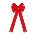 thumbnail image 1 of segolike Christmas Tree Bow Christmas Bow Decorative Decorative Bow Front Decor Christmas Red, 1 of 9