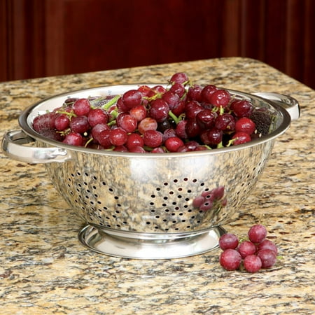 Cook Pro Stainless Steel Colander, 5 qt