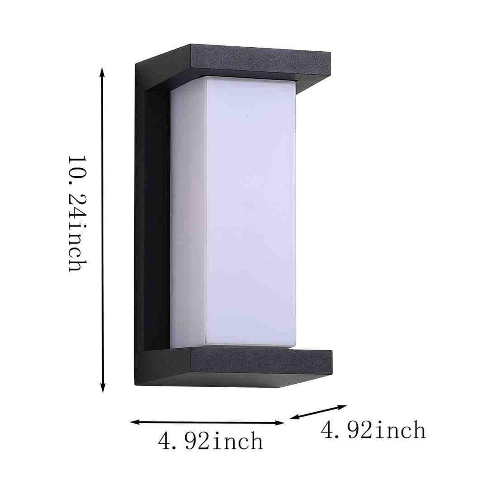 IP65 LED Wall Lights, Outdoor Wall Sconce, Aluminum Waterproof Outdoor Indoor Lighting Fixture with Motion Sensor, Porch Lantern Spotlights, Wall Lamps for Graden