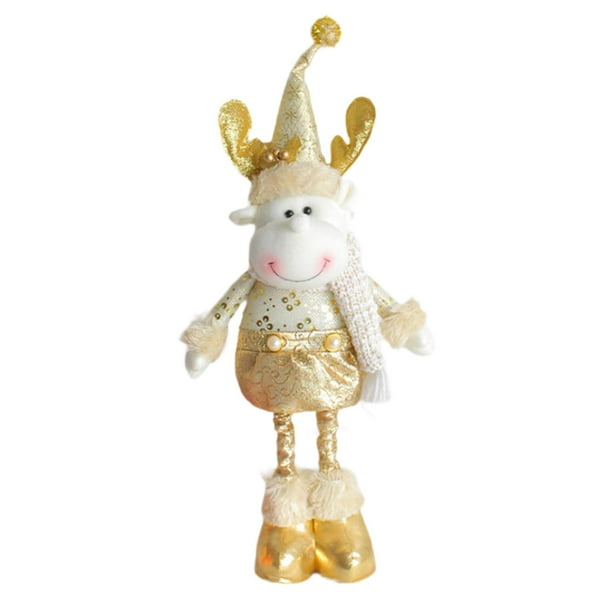 Figura navideña Colección de decoración navideña Recuerdo Cómodo Peluche Alce