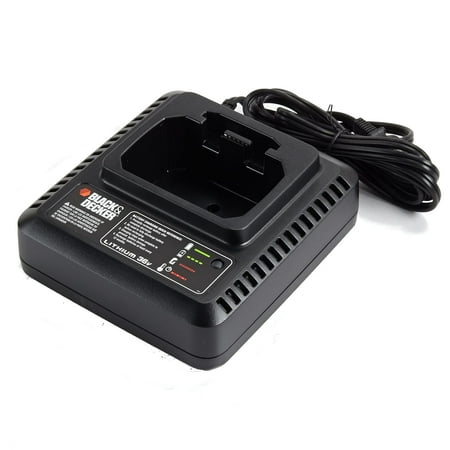 28v Lithium Ion Charger Genuine Black & Decker LCS36 Battery Charger Lithium Ion 36V 40 VOLT 36/40V for LBX36 LBXR36 LBXR2036 LBX1540 LBX2040 ()