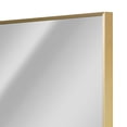 thumbnail image 6 of Head West Rectangular Thin Metal Frame Decorative Modern Wall Accent Mirror - 24" x 36", 6 of 7