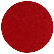 Home Queen Solid Color Red 5' Round - Area Rug