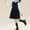 Navy, variant on Dpytoraw Girls School Uniform Jumper Stretch Fit Pleated Hem Kids Sleeveless Dress Size 6-7 Years