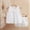 White, variant on TAGOLD Kids Toddler Casual 2 Piece Outfits Set,Boys Girls Summer Sleeveless Tank Sets,Solid Color Gauze Set Double-layer Breathable Two-piece Set Bow Top And Pants Set Round Neck Set,4 Years