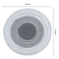 thumbnail image 3 of Unique Bargains Set of 6 Rattan Placemats for Dining Table Dark Gray, 3 of 6