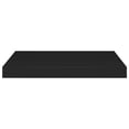 thumbnail image 2 of vidaXL Floating Wall Shelves 4 pcs Black 50x23x3.8 cm MDF, 2 of 5