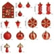 thumbnail image 3 of Adornos navideños, bolas navideñas huecas pintadas, caja de regalo, juego de adornos navideños para colgar en el árbol de Navidad, bolas navideñas decorativas para colgar en la pared., 3 of 6