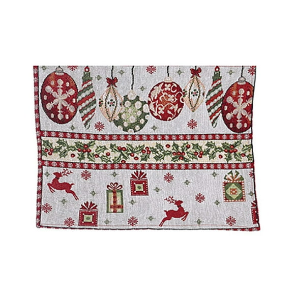 Christmas Placemat Christmas Pattern Printed Table Mats For Kitchen Dinning Table Home Christmas Decoration