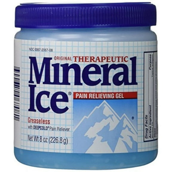 novartis mineral ice pain relieving gel, original therapeutic, 2 count