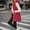 Red, variant on Long Puffer Vest Women Sleeveless Quilted Hooded Fall Winter Button Down Zip Up Puffer Vests Jacket Outwear