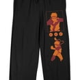 thumbnail image 2 of Naruto Shippuden Men's Black Pajama Bottoms-XL, 2 of 5