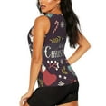 thumbnail image 3 of Sigee Merry Christmas for Women's Workout Tank Top,Running Tank Tops,Sleeveless Gym ClothesXX-Large, 3 of 8