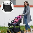 thumbnail image 2 of RENACLIPY Stroller Organizer Basket, Pushchair Bottom Storage Bag, Black, and Spacious, 1 Set, 2 of 8