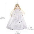 thumbnail image 3 of Lindo ángel de niña colgante de Navidad adornos colgantes para árbol de Navidad decoraciones navideñas para el hogar muñecas navideñas regalo para niños Navidad, 3 of 5