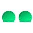 thumbnail image 3 of SDJMa Silicone Swim Caps, 2 Pack Durable Comfortable Adult Universal Swimming Cap Elastomeric for Women Man Short Hair Long Hair, 3D Ergonomic Design, 3 of 7