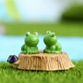 thumbnail image 4 of harmtty 10 pcs Frog Statues Green Frog Figurines Miniature Garden Statues for Adorable Home Decor Outdoor Decoration Vibrant Color Resin Frog Sculptures Cute Desktop, 4 of 8