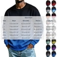 thumbnail image 3 of Loose Hoodless Sweatshirts for Men Gradient Color Long Sleeve Crew Neck Fashion Casual Pullover Tops Multicolor 017 M, 3 of 5