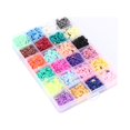 thumbnail image 4 of Kit de cuentas redondas planas de cerámica blanda de 24 colores para hacer joyas, collares, pulseras, accesorios y decoración, 4 of 10
