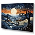 thumbnail image 2 of Designart "Countryside Twilight Blues horizon III" Modern Wall Decor, 2 of 5