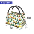 thumbnail image 2 of Honeii Train With Animals Print Cooler Bag Insulated, Large Leakproof Soft Sided Portable Cooler Bag,Lunch Box Lunch Bag, 2 of 6