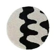 thumbnail image 3 of Cojín de asiento redondo Perfecl 15.75 x 15.75 pulgadas Poliéster negro, 3 of 8