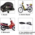 thumbnail image 3 of Bike Alarm(Remote Control Included), Wireless Anti-Theft Alarm for Bike Motorcycle Car Vehicles Doors and Windows, 113db Super Loud and Waterproof, Black, 3 of 5