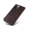 thumbnail image 5 of TECH CIRC phone case for iPhone11 pro, Handmade  wallet PU Leather Flip Folio Case Wallet with Card Slot, TPU Shockproof Inner Case  with iPhone11 pro,Brown, 5 of 11