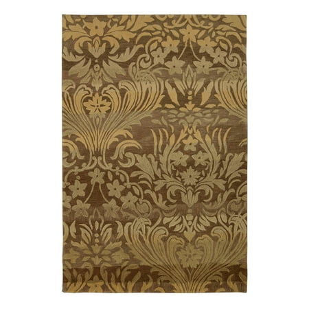 Contemporary Handmade Rug - Nourison Contour CON46 Handmade Contemporary Rug, Latte