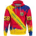 thumbnail image 3 of Sudadera con capucha con la bandera nacional de África central para hombre y mujer, sudadera con capucha de gran tamaño para la calle, sudadera con personalidad, jersey de manga larga diario 2024, 3 of 5