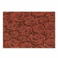 thumbnail image 1 of Rose Cutting Board, Vivid Red Roses Rain Water Drops Graphic Dewy Meadows Inspired Romantic Pattern, Decorative Tempered Glass Cutting and Serving Board, Small Size, Ruby Vermilion, by Ambesonne, 1 of 1
