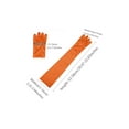 thumbnail image 3 of INSPIRAR CHIC Guantes Largos para Mujeres Guantes de Ópera Elegantes de los Años 1920 para Fiesta de Noche, Mitones de Dedos Completos, Naranja Brillante, Talla Única, 3 of 5