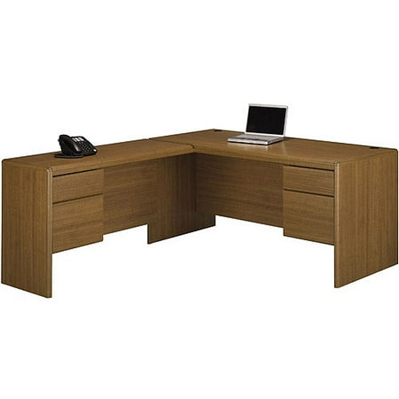 Bush Northfield 60 Quot Double Pedestal Computer Desk Dakota Oak