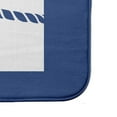 thumbnail image 2 of Simply Daisy 24" x 17" Plush Microfiber Blue Nautical Knot Bath Mat, 2 of 3