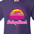 thumbnail image 4 of Inktastic Summer Enjoy the Sunshine Delray Beach Florida in Pink Youth T-Shirt, 4 of 5