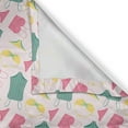 thumbnail image 6 of Ambesonne Beach Valance & Curtain, Swimwear and Bikinis Plot, 55"x36", Pastel Pink and Cadet Blue, 6 of 7
