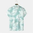 thumbnail image 7 of Mens Hawaiian Shirt Short Sleeve Button Down Shirts Tropical Floral Summer Beach Shirts,S-3XL, 7 of 7