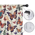 thumbnail image 4 of Blackout Kids Curtains,Flower and Butterfly Childrens Insulated Curtains Set Of 2,Bedroom Essentials,Toddler Room Decor 52"x63"(132x160cm), 4 of 4