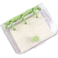 thumbnail image 1 of DURHF Mini Classeur avec 3 Poches Transparentes, Vert, 1 of 5