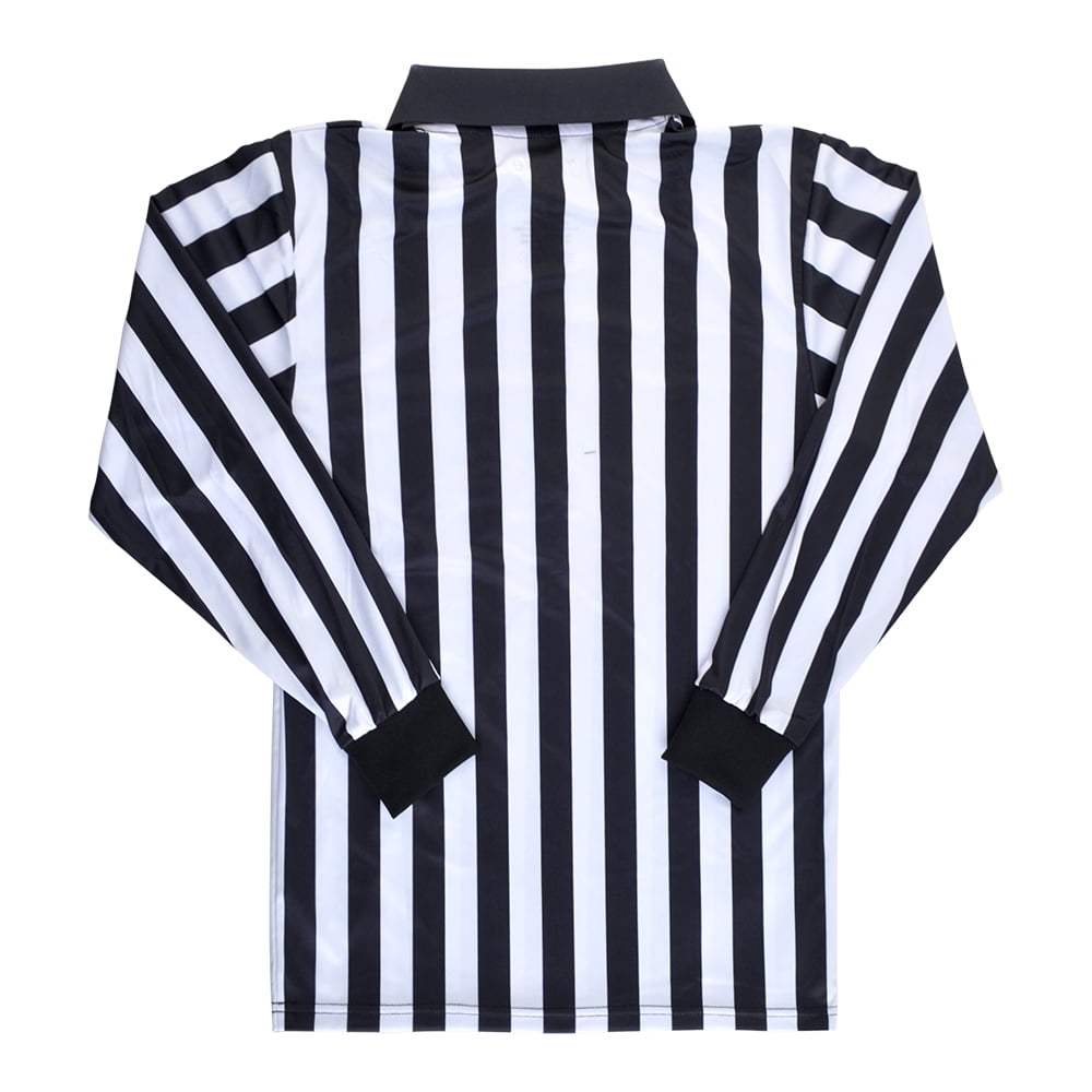 トップス BLACKBIRD long sleeve referee shirt Amazon.com: TopTie Men's Official Long Sleeve Black & White