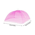 thumbnail image 3 of Reusable Mesh Food Cover Foldable Screen Protector for Cakes Fruits Picnic BBQ Parties 43cm by 43cm, 3 of 4