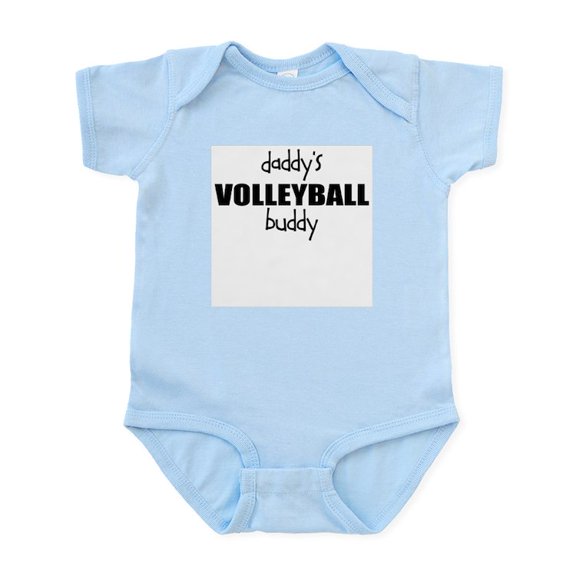 CafePress - Daddys Volleyball Buddy Baby Body Suit - Baby Light Bodysuit, Size Newborn - 24 Months