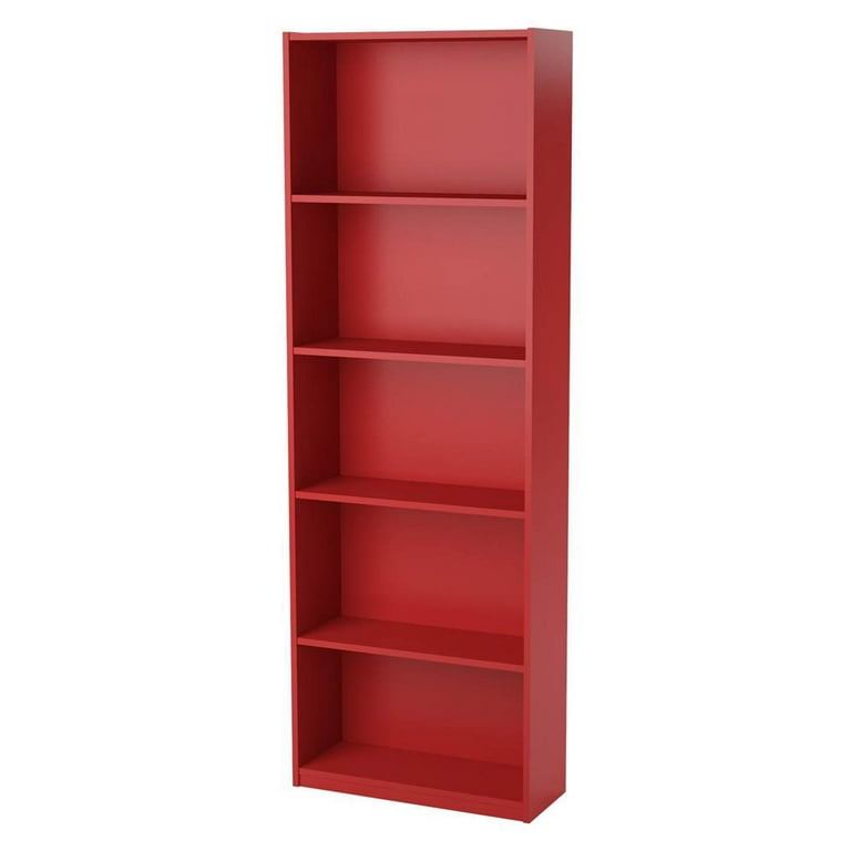 Specialisere træfning Barcelona Ameriwood Core 5 Shelf Bookcase - Ruby Red - Walmart.com