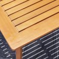 thumbnail image 2 of Waimea Honey Slatted Eucalyptus Wood Patio Dining Table, 2 of 4