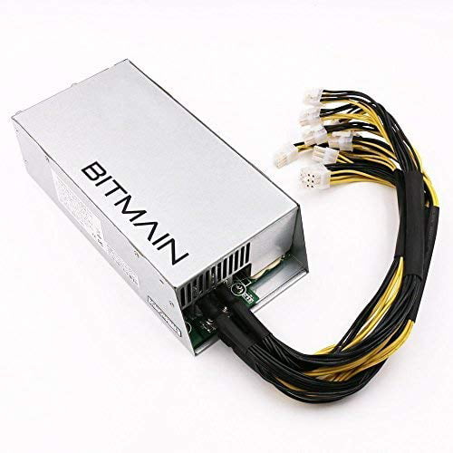 Bitmain APW7 PSU Latest Antminer A3 L3 S9 1600W 110V-220V S9 V9 T9 S7 L3 D3