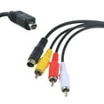 thumbnail image 4 of Guy-Tech AV A/V Video Audio TV Cable Cord Lead Compatible with Handycam Camcorder VMC-15 FS 15FS, 4 of 5