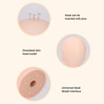 thumbnail image 4 of Cabeza Calva de atrenamiento de Maquillaje, Globos Oculares 3d reutilizables con práctica de maquillaje masaje de maniquí calvo peluces pantallas para gafas, 4 of 7